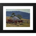 thumbnail image 2 of Elioth Gruner 24x19 Black Modern Framed Museum Art Print Titled - Milking Time (Araluen Valley) (1922), 2 of 5