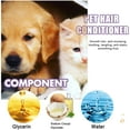 Pet grooming products cleaning, softness and care without matting