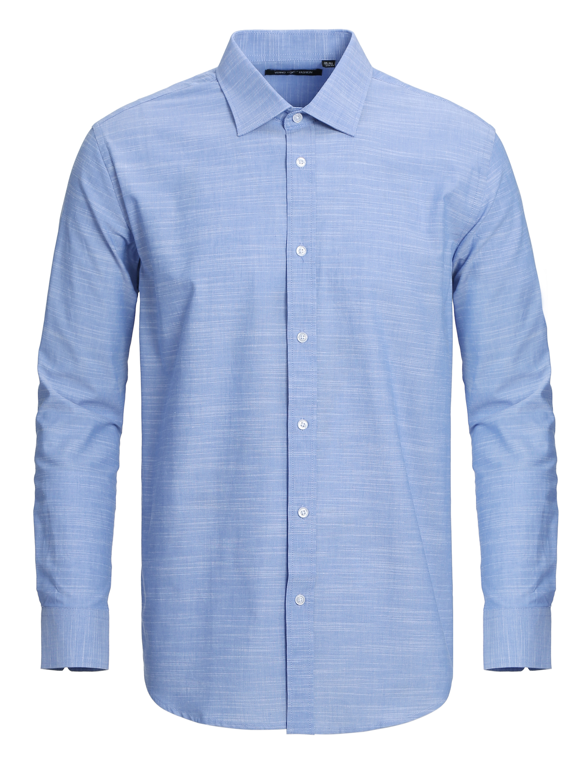 Men's Classic Fit Solid NonIron Cotton Spread Collar Dress Shirt