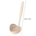 thumbnail image 4 of Shoreew 2-In-1 Long Handle Soup Ladle with Strainer Soup Spoon Essential Kitchen Tool for Cooking And Serving Hot Soups, 4 of 7