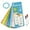 Blue, variant on Hearth & Gear Learning Cards For Children's Bridge Program Between Kindergarten And Elementary School Focusing On Addition Subtraction Multiplication And Division Operations Dinosaur Bones for Kids