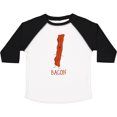 thumbnail image 3 of Inktastic Cute Kawaii Bacon Boys or Girls Toddler T-Shirt, 3 of 5