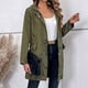 thumbnail image 1 of Puntoco Moda Mujer Manga Larga Sólido Delgado Skinsuits Con Capucha Cremallera Casual Sport Coat Puntoco Puntoco-1845, 1 of 6