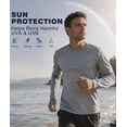 thumbnail image 4 of Lavenicole 5 Pack Men's UPF Sun Protection Long Sleeve Shirts Moisture Wicking Fishing Hiking Workout M, 4 of 5