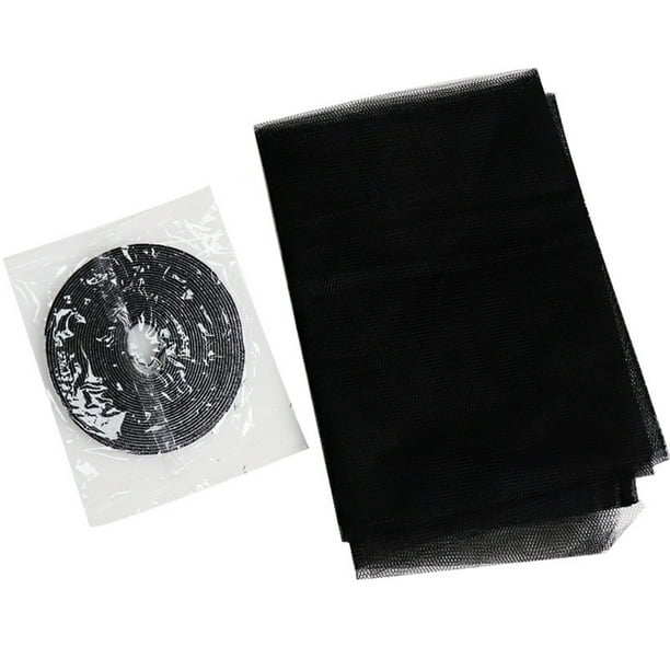 Xihbxyly Cortina Antimosquitos, Malla Adhesiva para Armar, de Nailon, Fácil de Instalar, Protege Ventanas y Puertas, a Prueba de Insectos, para Uso Doméstico, 1,5 X 2 M, Incluye Cinta Adhesiva.