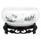 thumbnail image 1 of 1 Set Ceramic Hydroponic Flower Pot with Base for Daffodil Water Lily Lotus Decorative Round No Hole Planter for Office Home, 1 of 4