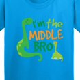 thumbnail image 4 of Inktastic Middle Brother Boy Dinosaur Announcement Youth T-Shirt, 4 of 5