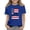 Dark Blue01, variant on Boys Girls T-Shirts Short Sleeve Round Neck Loose Fit Print Outing Tops Kids 250th Anniversary Patriotic Blue01