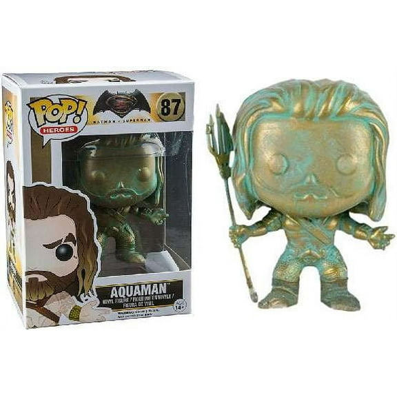 DC Funko POP! Movies Aquaman Vinyl Figure (Patina Version)