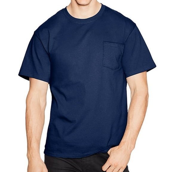 Hanes H5590 Men's 6.1 Oz. Tagless-TM Pocket T-Shirt