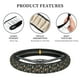 thumbnail image 4 of Balery Cigar Fundas elásticas antideslizantes para volante, funda protectora universal para hombre y mujer, 15 pulgadas, accesorios para coche., 4 of 6