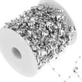 thumbnail image 4 of Granos Del Del Melocotón de Bricolaje Hebras de Artesanía Decoración de 30 M Plata Macarena guirnalda de hilo artificial, 4 of 8