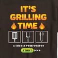 thumbnail image 2 of Instant Message - Its Grilling Time   - Men's Short Sleeve Graphic T-Shirt, 2 of 5