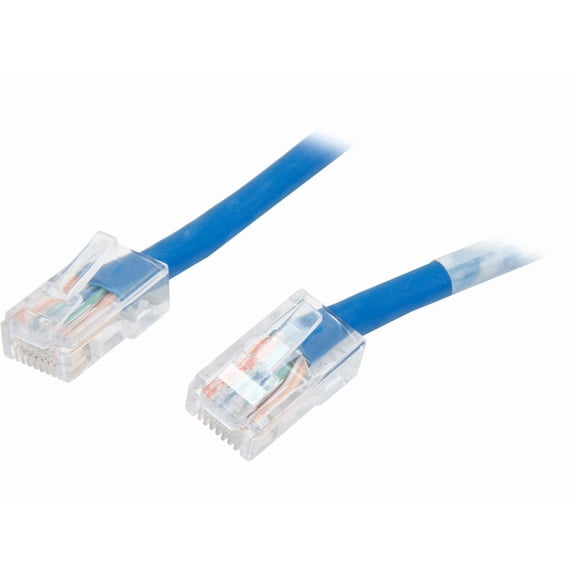 C2G 22679 Cat5e Non-Booted Unshielded (UTP) Network Patch Cable, Blue (5 Feet/1.52 Meters)
