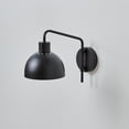 thumbnail image 4 of Better Homes & Gardens Matte Black 1-Light Indoor Wall Sconce, LED Bulb Included, No Battery, 4 of 11