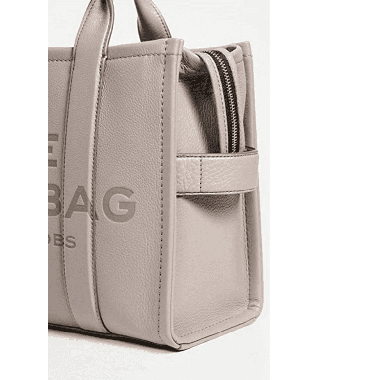 Marc Jacobs, Women's Leather Tote, One Size, Gray, Fully Lined