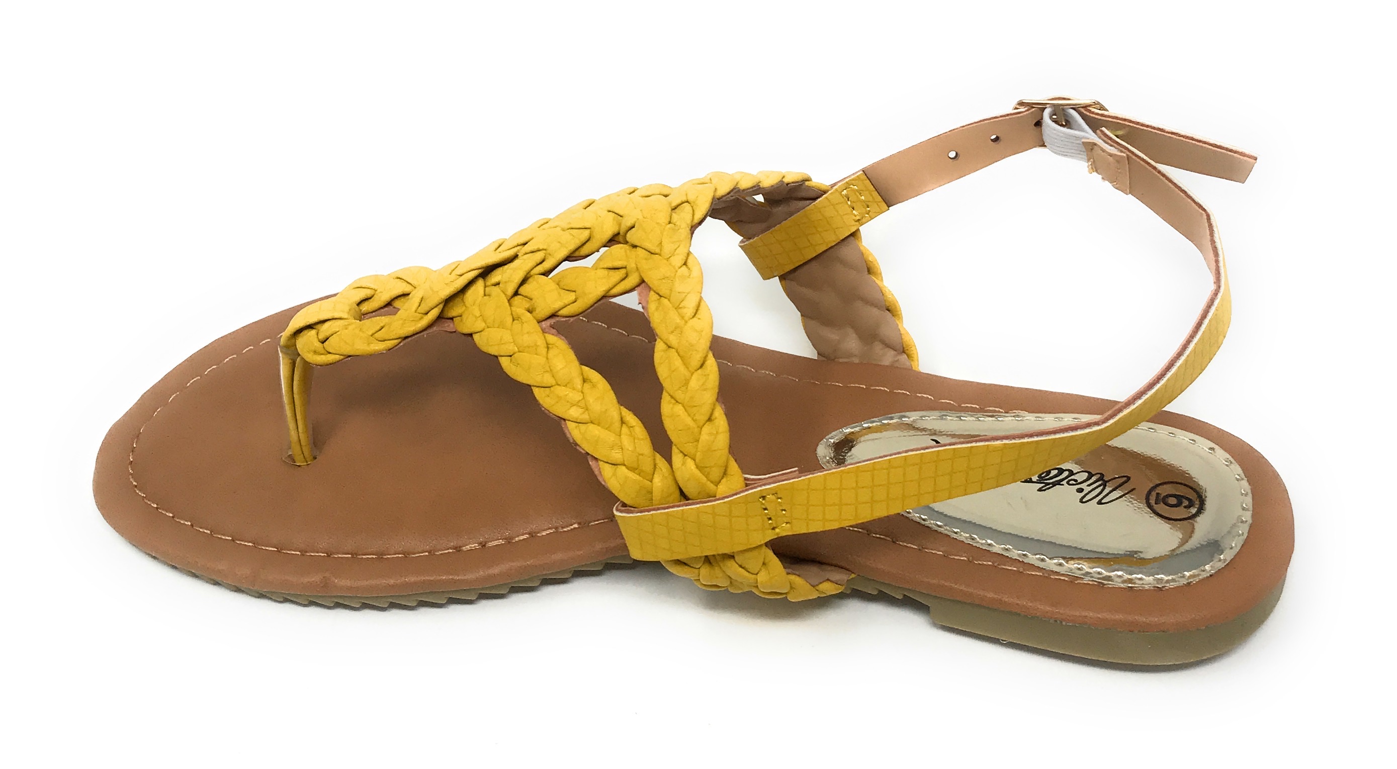 Victoria K Women's Braided Design Sandals