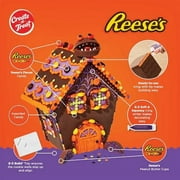 Halloween Reese's Chocolate Cookie House, Create-A-Treat Decorating Kit, Medium Size, 27.5 oz