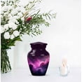 thumbnail image 7 of JAGASY Pink Small Urn for Ashes Adult Male - Purple Galaxy Urns for Human Ashes Keepsake - Nebula Clouds Decorative Urn for Mom - Memorial Mini Cremation Urns for Dad - (3 Inch), 7 of 7