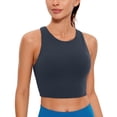 thumbnail image 1 of Sostén CRZ YOGA Butterluxe Cuello Alto Racerback Azul Marino XL, 1 of 3