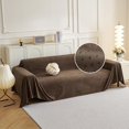 thumbnail image 1 of Dark Couch Covers for Sectional Sofa Couch Cover L Shape Couch Covers for Dogs Washable Couch Cover Banket Modern Sofa Slipcovers Super Soft Sofa Towel for Kids Pets ” x ”, 1 of 9
