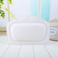 thumbnail image 4 of Kearding Bañera suave almohada reposacabezas impermeable PVC baño cojín ventosas cabeza cuello almohadas Type6 NO6, 4 of 6