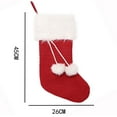 thumbnail image 3 of Christmas Stocking Large Classic Fireplace Hanging Stocking Xmas Hanging Sock, 3 of 10