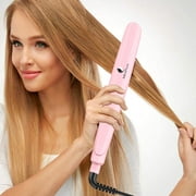 MiroPure 2-in-1 Infrared Ceramic Flat Iron Hair Straightener(Pink)