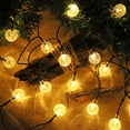 thumbnail image 2 of SolarLightString5m20LEDCrystalBubbleBallWaterDropOutdoorDecorativeLightGardenLight, 2 of 5