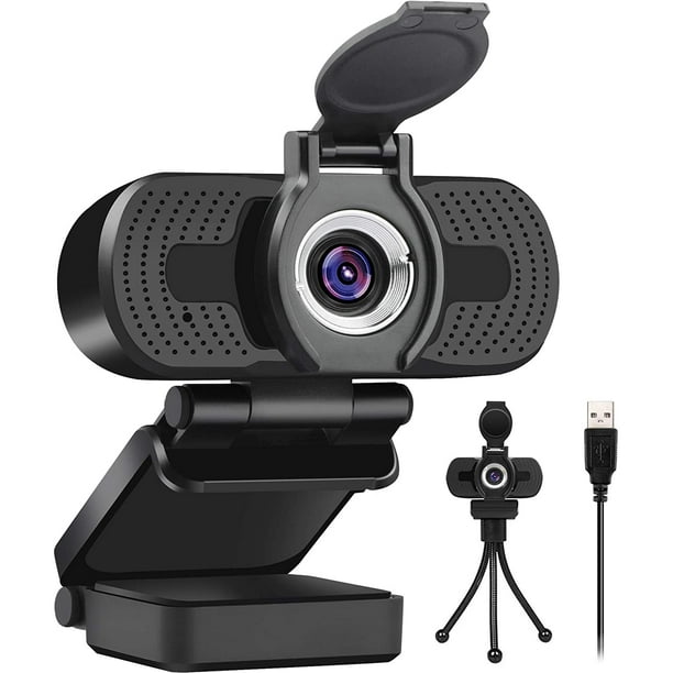 Webcam Full HD 1080p, ordinateur portable PC Mac caméra de bureau