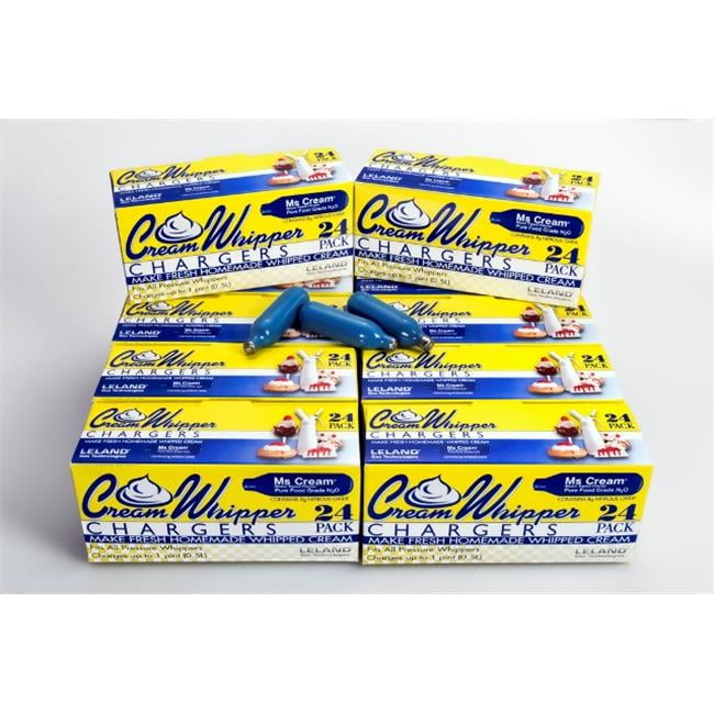 Leland Ms Cream 8g N20 Cream Whipper Chargers Ten 24 Packs Walmart Com Walmart Com
