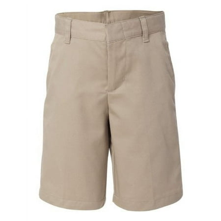 French Toast Boys Flat Front Shorts (H9200) -KHAKI -16
