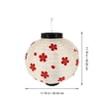 thumbnail image 2 of Miangastore 1Pc Japanese Style Lantern Cherry Blossom Lantern Chic Round Lantern Decor, 2 of 8