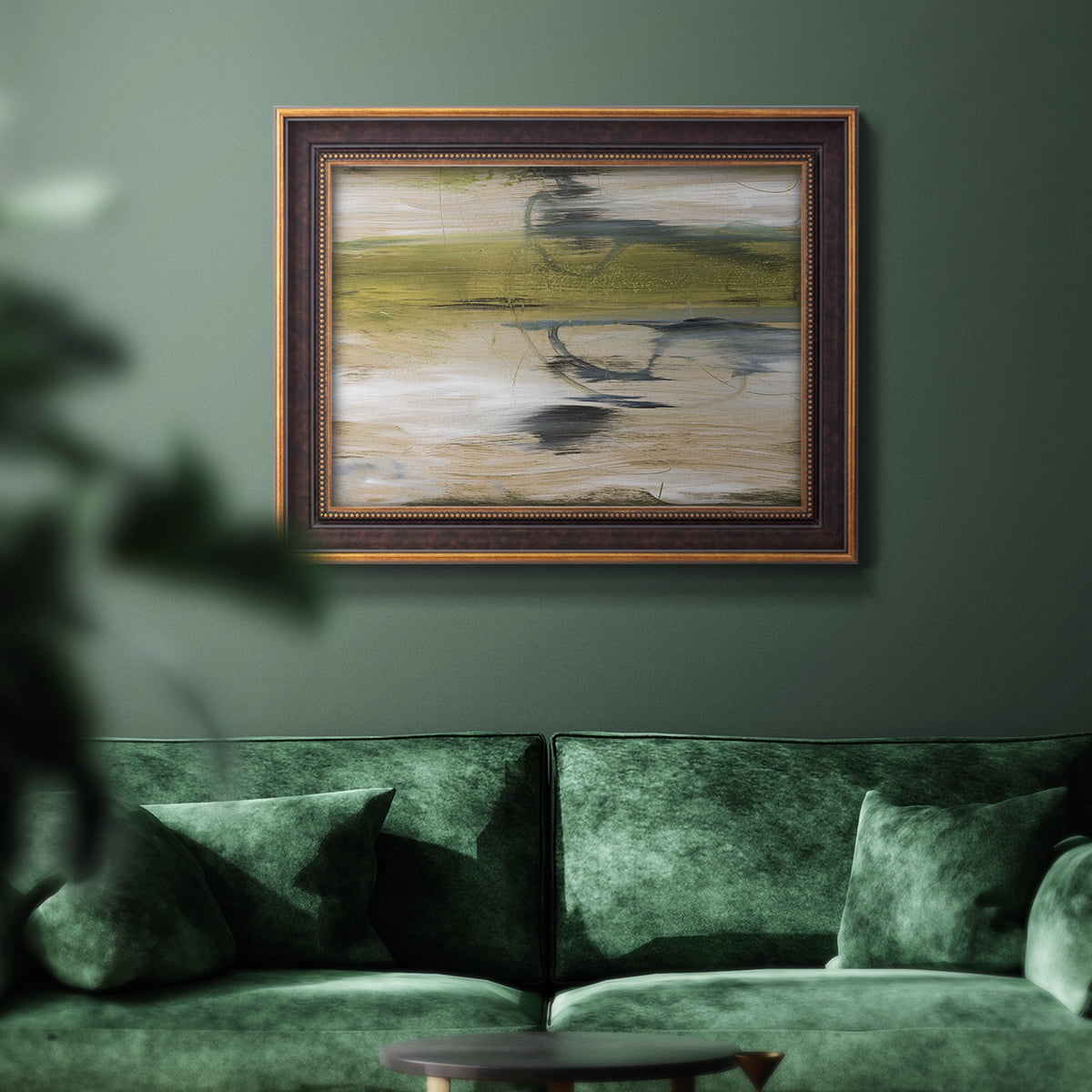Aquatic Reflections II Premium Framed Canvas- Ready to Hang