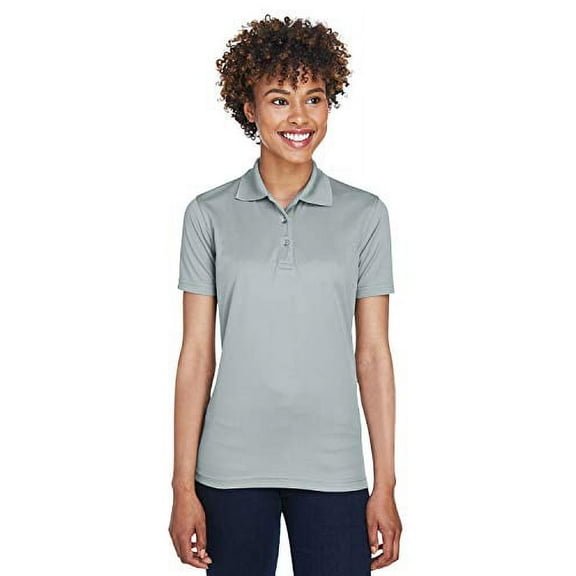 Ultraclub Ladies Cool & Dry Mesh Piqué Polo 8210L -Silver M