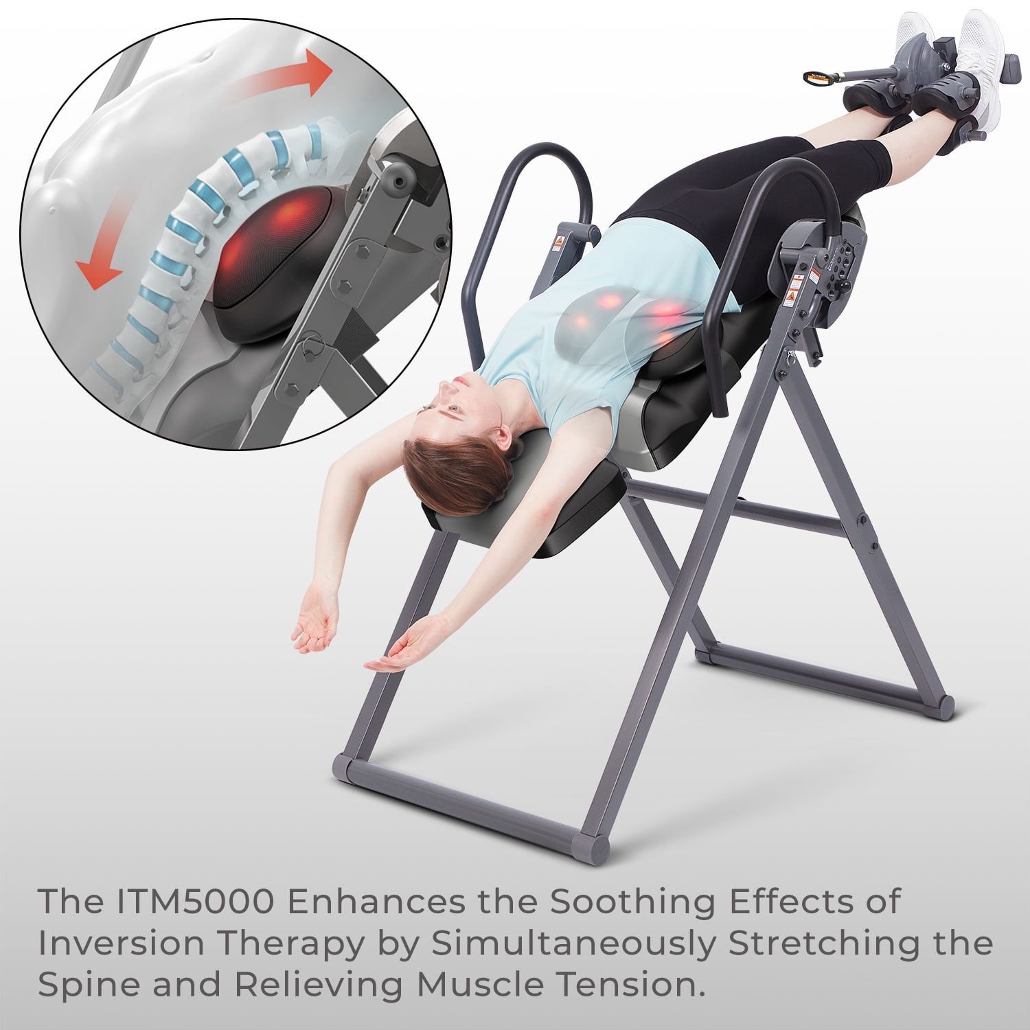 Innova ITM5000 Therapeutic Heat and Shiatsu Massage Inversion Table
