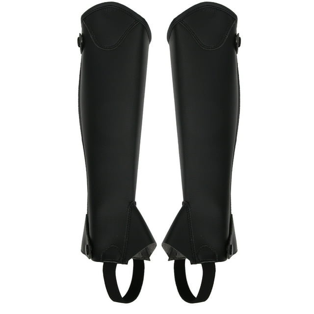 Equipo protector corporal para montar a caballo, medio Chap, de cuero PU, súper fibra, para niños CM YUNYI BRAND Deportes