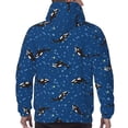 thumbnail image 5 of Hoodies for Men - Whales Swim Long Sleeve Comfrt Men'S Fashion Hoodies & Sweatshirts, Sweatshirts for Men Hoodies Pullover Clothing Clothes with Pouch, 5 of 7