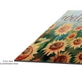thumbnail image 4 of Achim Welcome Rubber Outdoor Doormat, Sunflower Field, 18" x 30", 4 of 4