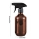 thumbnail image 3 of Botella de spray plástica con niebla fina 300 ml | Pulverizador de agua recargable y reutilizable | Boquilla multiusos para spray o neblina | A prueba de fugas | Transparente/marrón/verde | Limpieza, 3 of 6