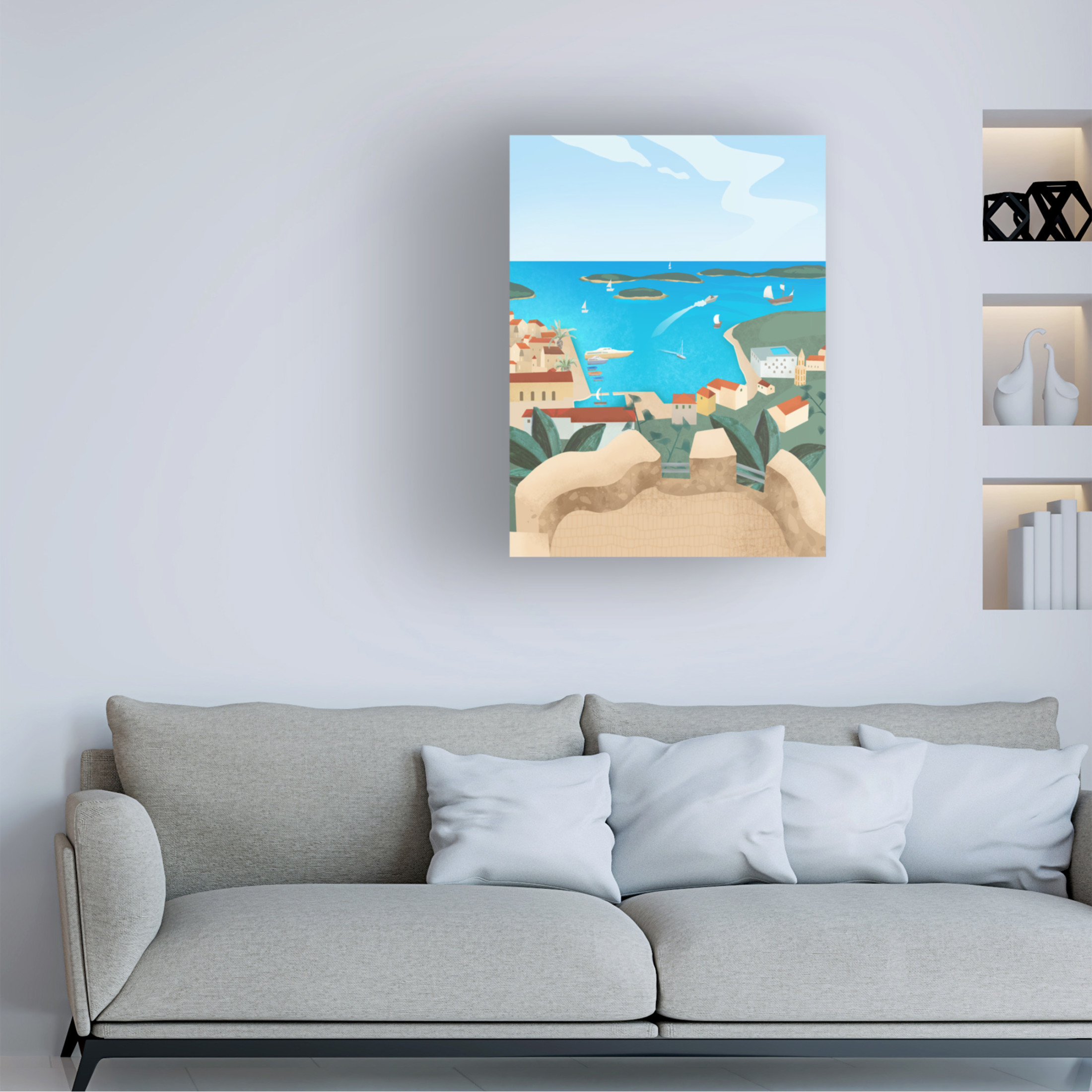 Trademark Fine Art Petra Lizde  Hvar Island Canvas Wall Art