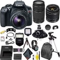 thumbnail image 5 of Canon EOS Rebel T6 DSLR Camera with 18-55mm Lens + 75-300mm Lens Pro Kit, 5 of 5