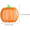 thumbnail image 5 of 10Pcs Pumpkin Plates Fall Pumpkin Paper Plates Disposable Plates Thanksgiving Harvest Fall Halloween Pumpkin Plates for Kitchen Home Dining Supplies Holiday Party Favors, 5 of 8