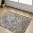 thumbnail image 2 of nuLOOM Vintage Jacquie Floral Runner Rug, 2' 8" x 8', Blue, 2 of 4