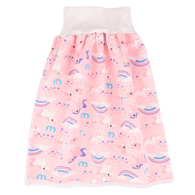 1 pieza de pantalones impermeables para pañales para bebés, pantalones de entrenamiento para bebés a prueba de fugas, faldas para pañales