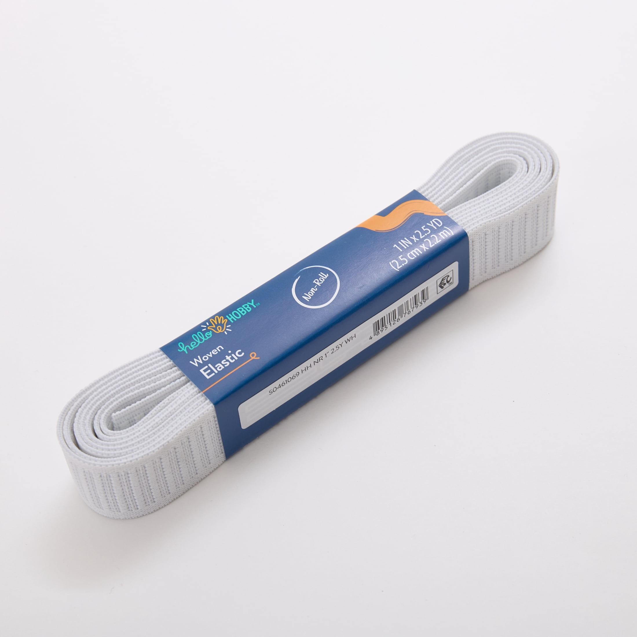 (3 pack) Hello Hobby 1-inch Narrow Ribbon, 2.5-yard Length, White