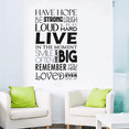 thumbnail image 2 of Live In The Moment Smile Often Dream Big You Are Love Inspirational Quote Vinyl Wall Decal Wall Sticker Wall Art Decoration Home Room Bedroom Office Class Room Living Room Décor Size (10x8 inch), 2 of 3