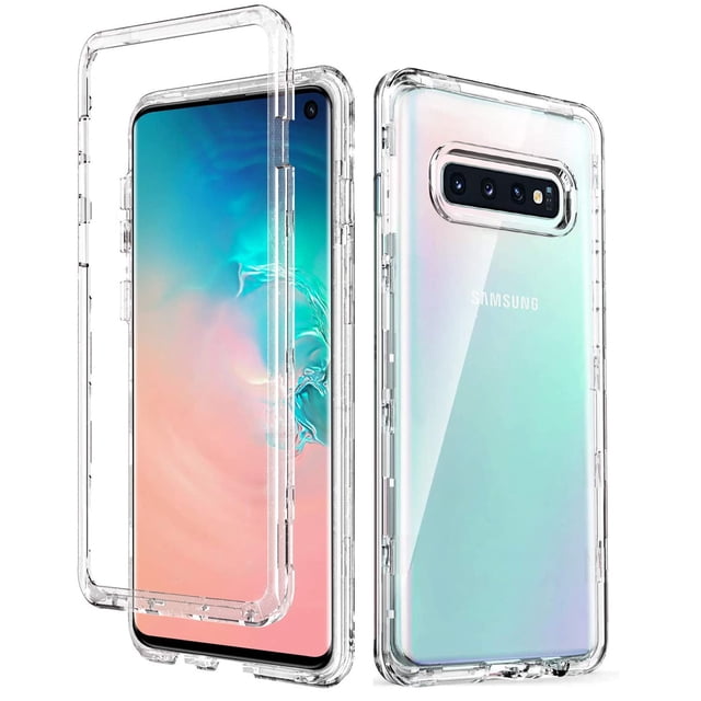 Funda para teléfono celular KIOMY Samsung Galaxy S10 a prueba de golpes, transparente