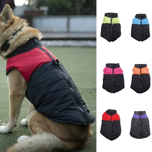 Zhaomeidaxi Cold Weather Dog Warm Zipper Vest Jacket Coat,Pet Winter