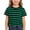 Green#9527, variant on BOOMNY Unisex Boys Girls Tshirts Short Sleeve T Shirts for Boys Striped Breathable Loose Fit Cozy Childrens Dailywear